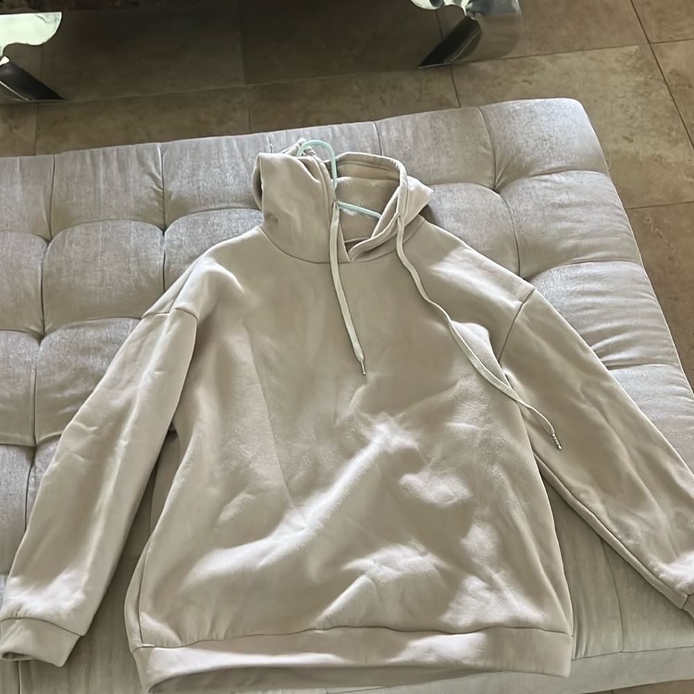 Beige Hoodie